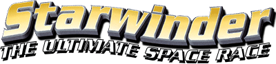 Starwinder the Ultimate Space Race logo for Playstation